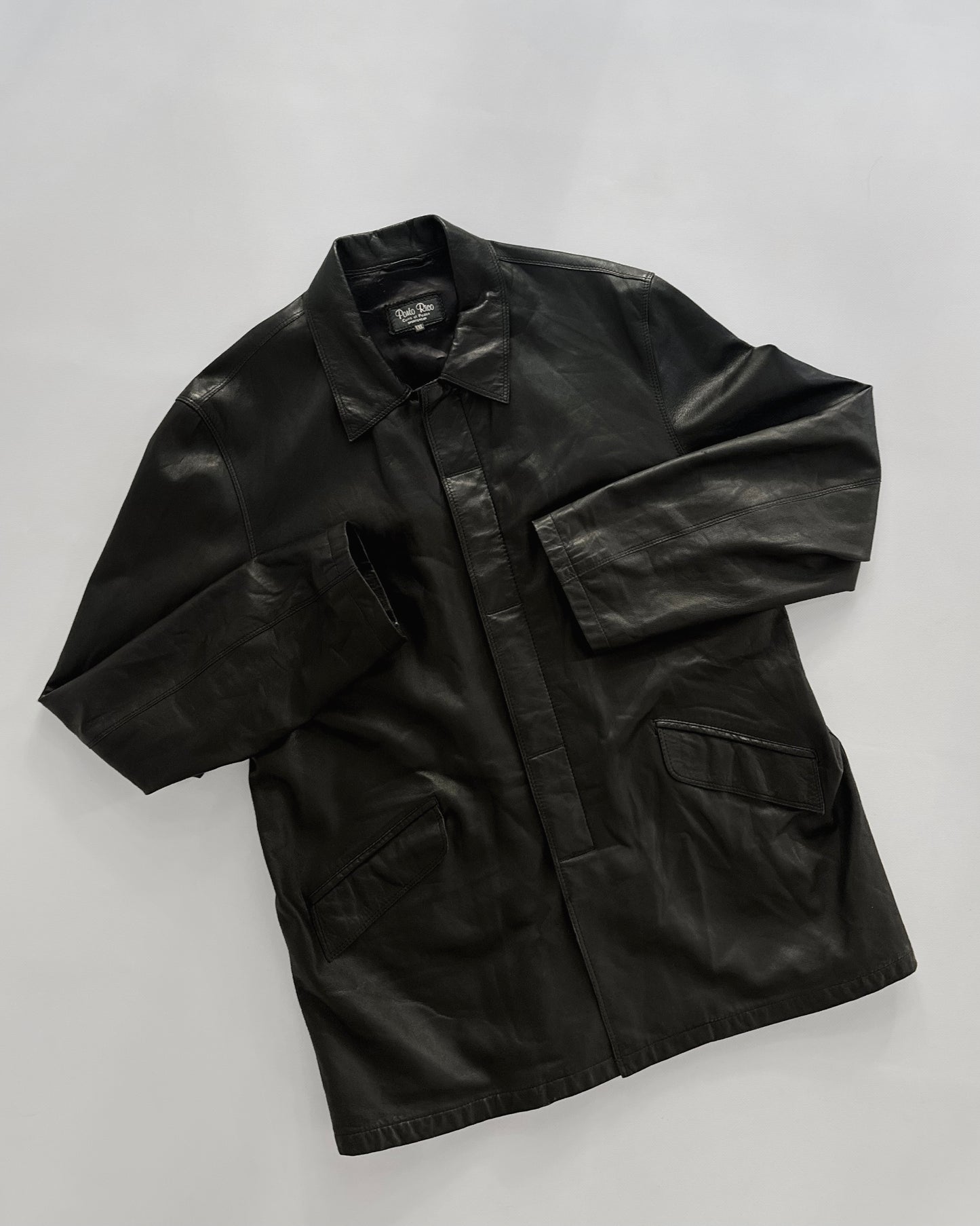 Vintage 2000s Black Leather Jacket