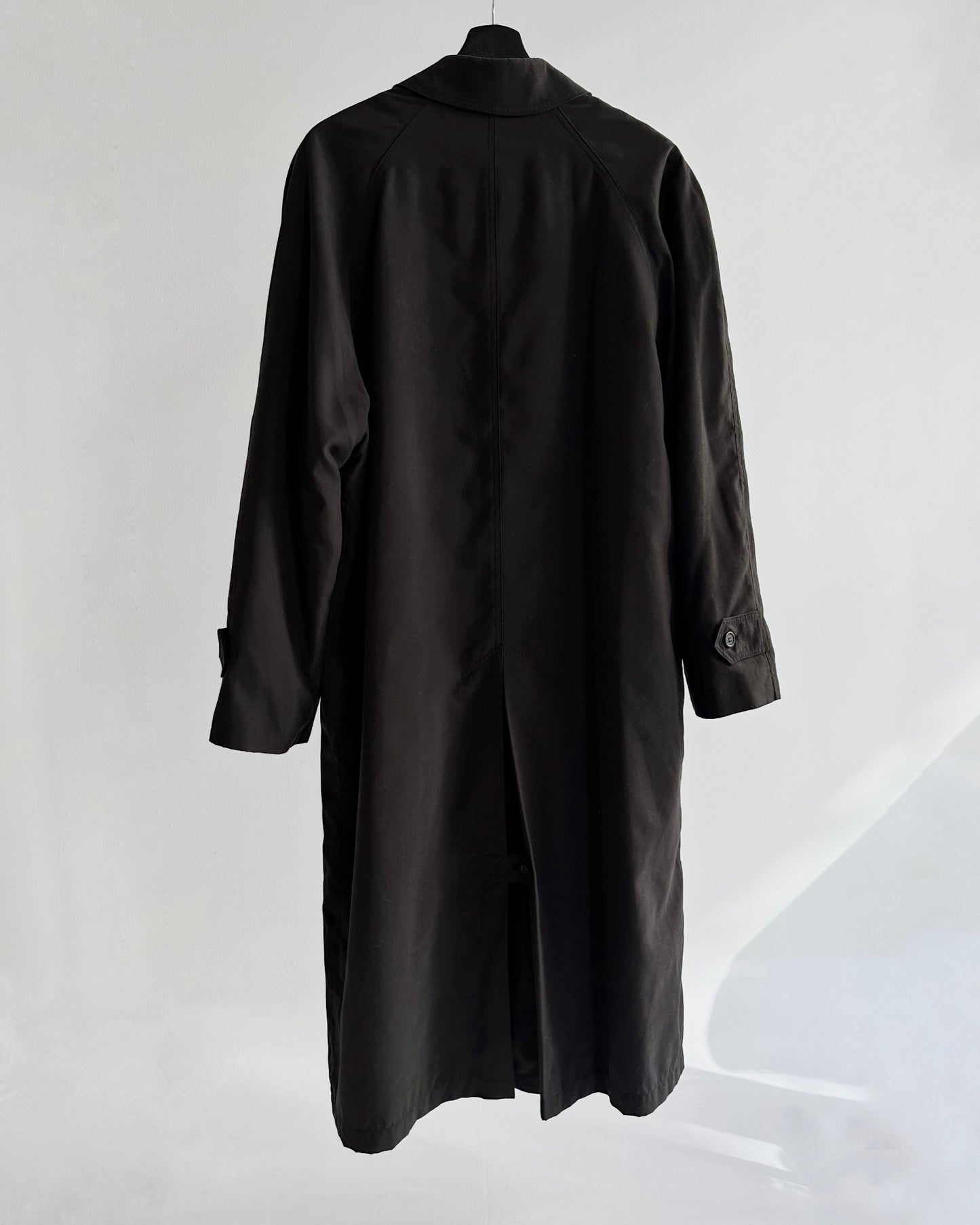 90s Charcoal Grey Oversized Trench Coat