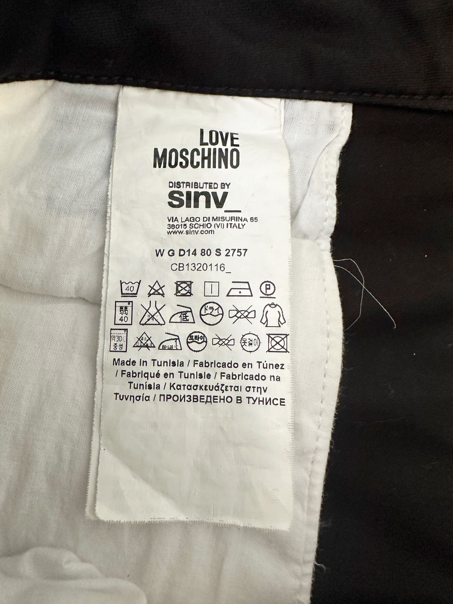 Moschino Striped A-Line Skirt