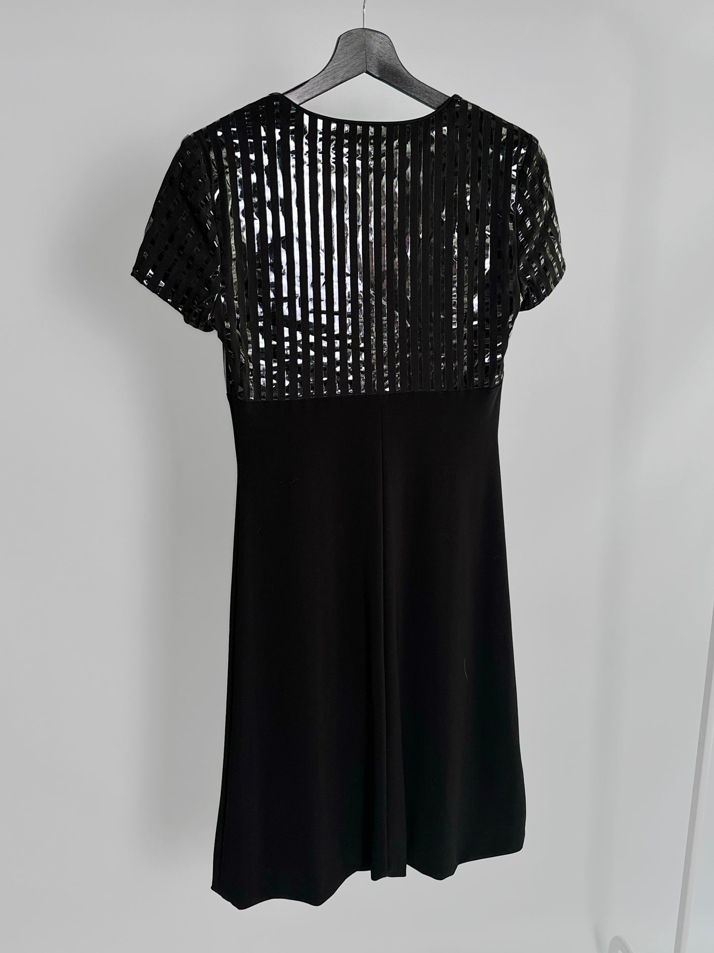 90s Joseph Ribkoff Black Belted Dress