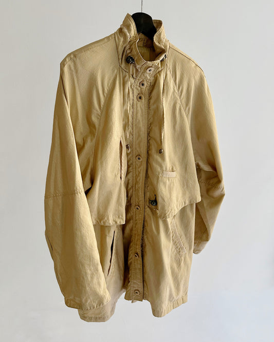 90s Golden Windbreaker Jacket