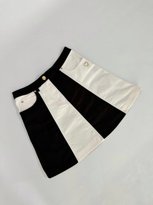 Moschino Striped A-Line Skirt