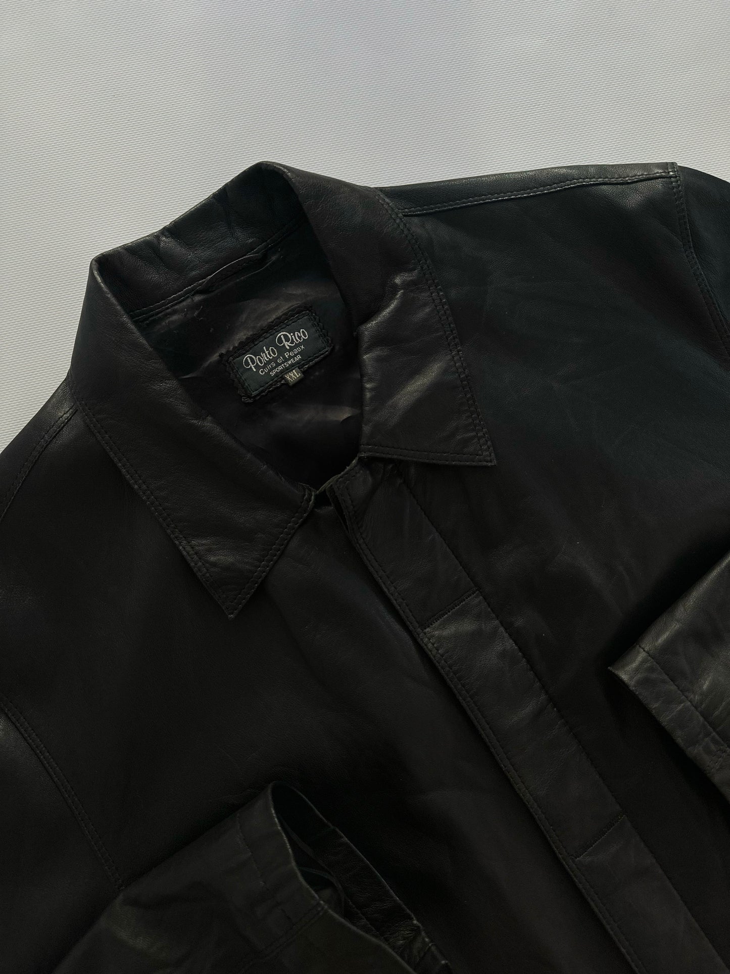 Vintage 2000s Black Leather Jacket