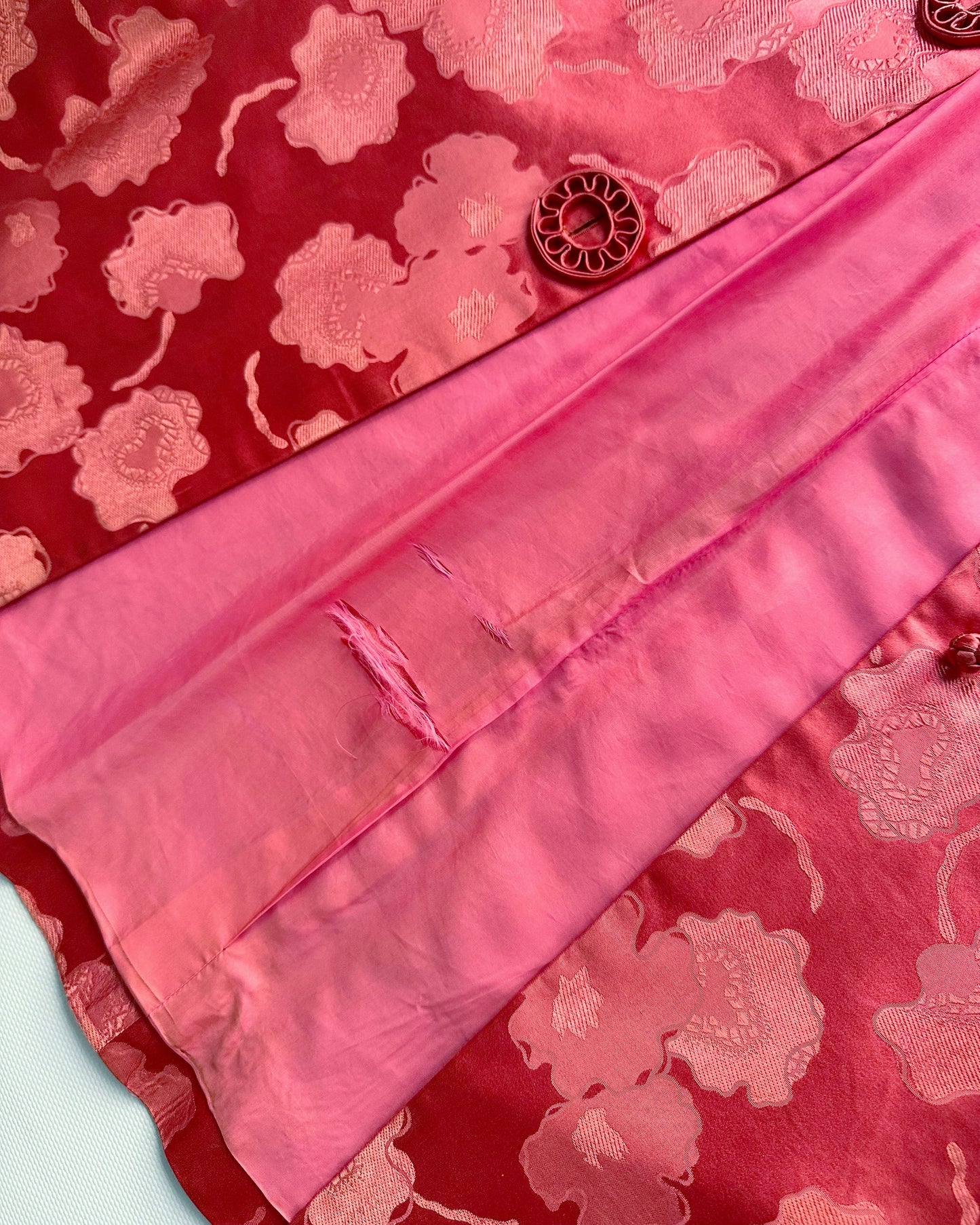 1960s Royal Lynne Silk Brocade Dress Coat