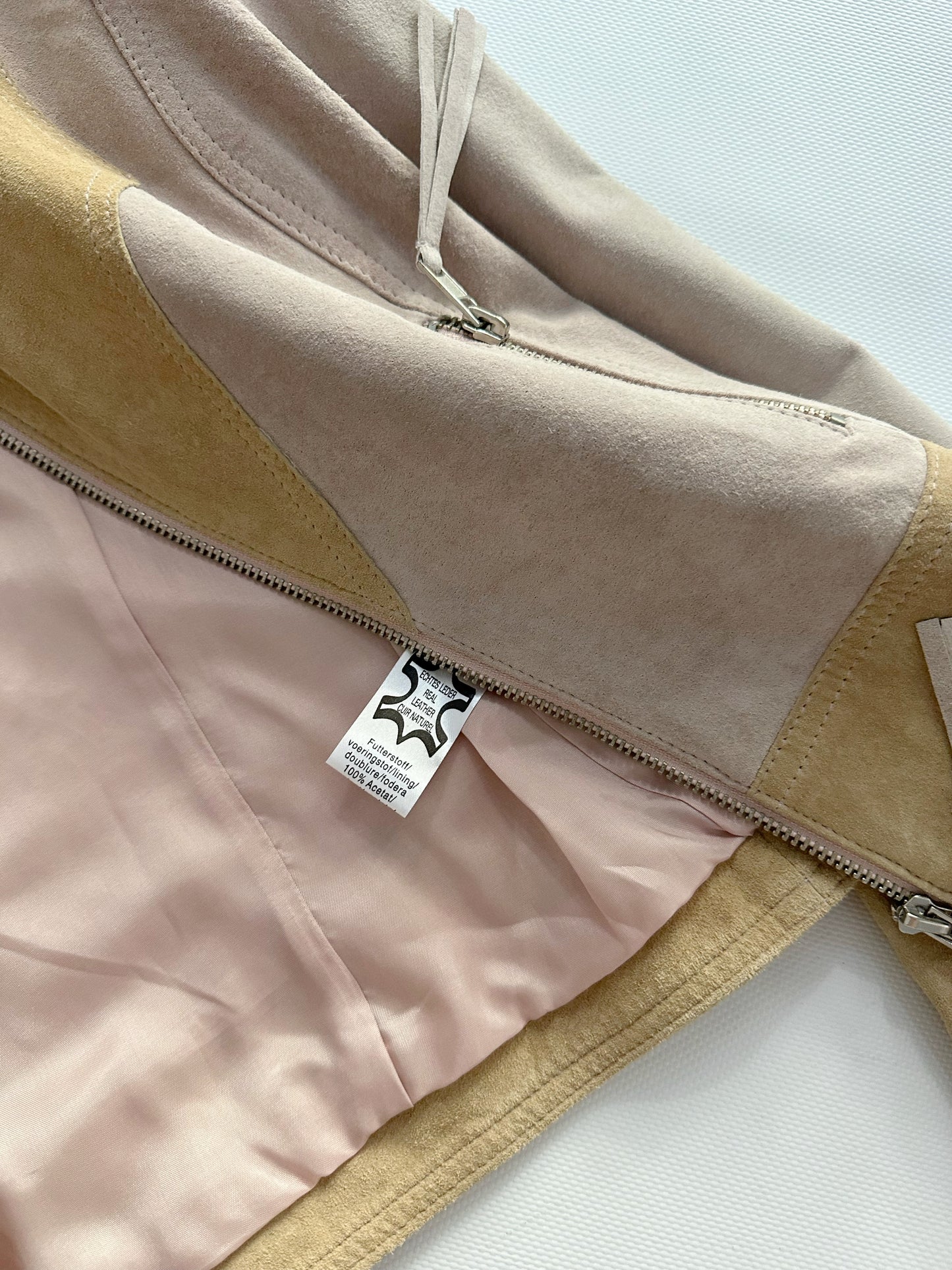 Y2K Western Lace-Up Suede Leather Jacket