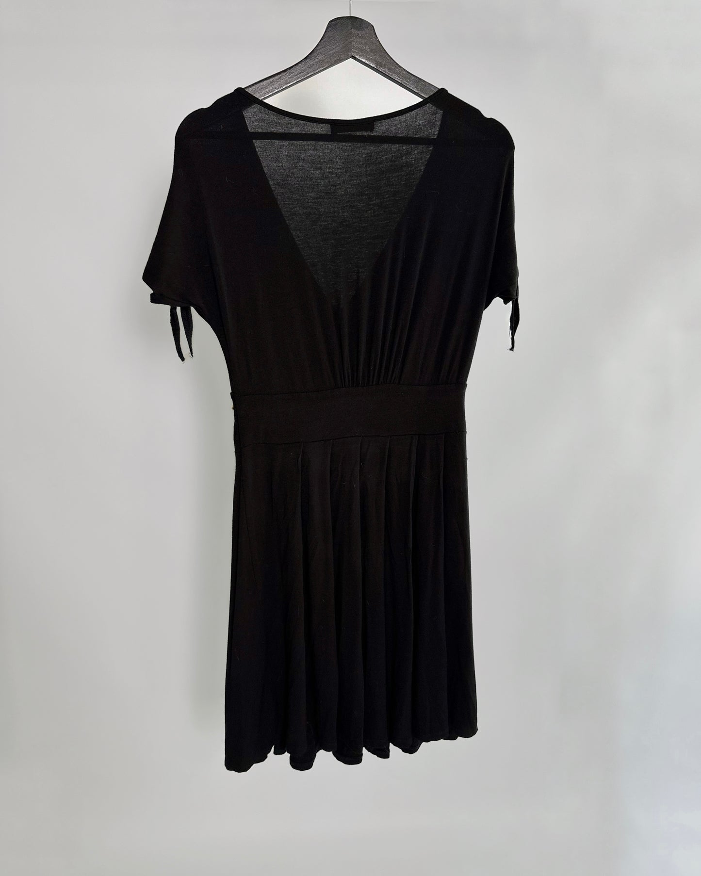 90s Krizia Black Beaded Dress