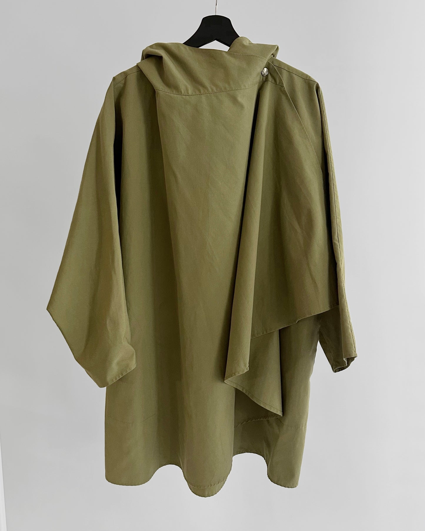 1970s/80s Olive Green Hooded Coat