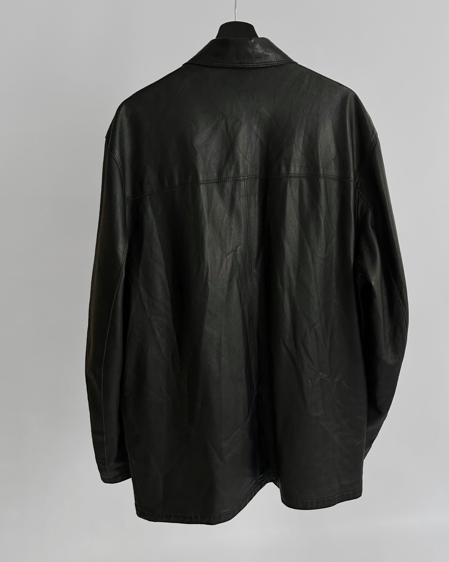 Vintage 2000s Black Leather Jacket
