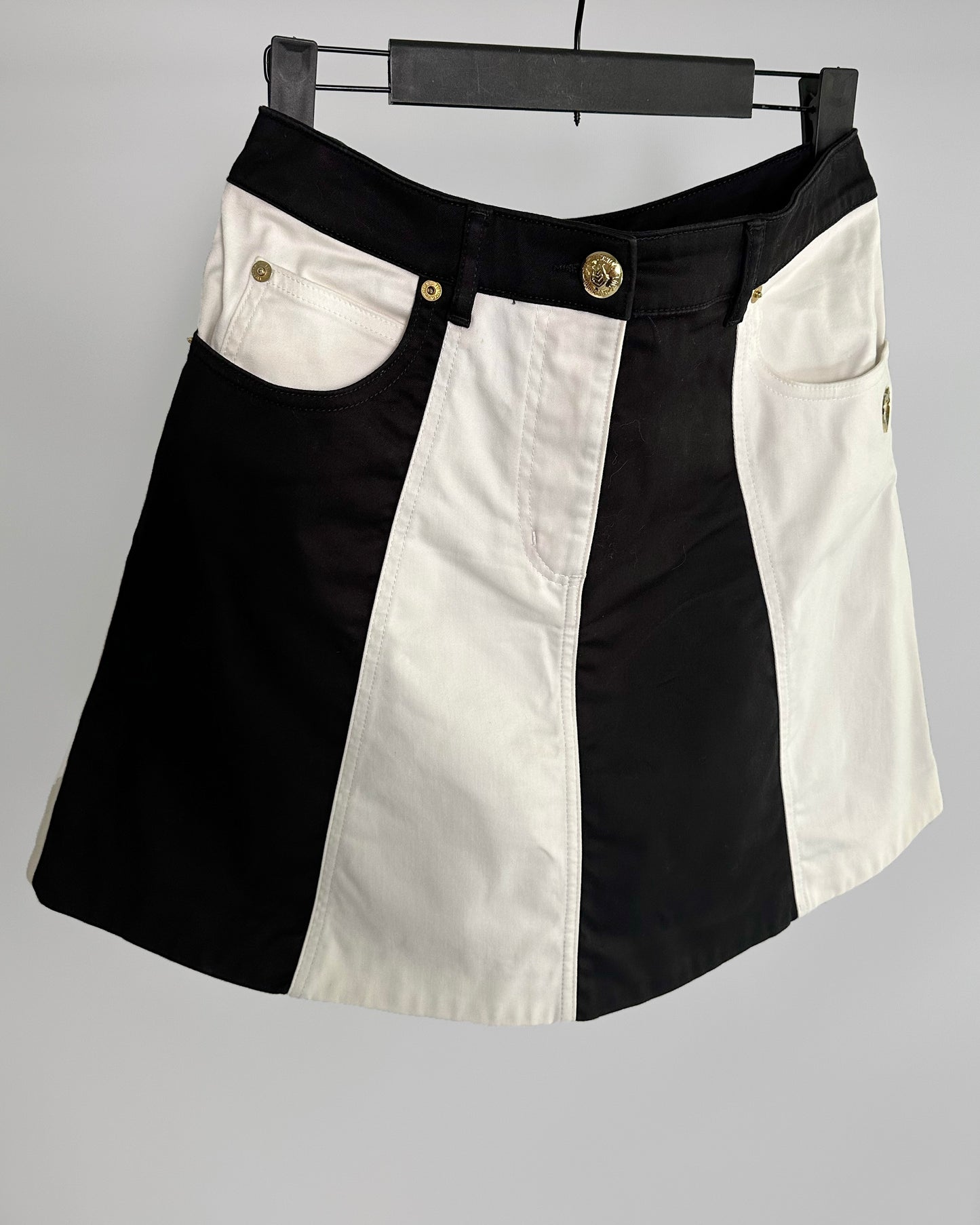 Moschino Striped A-Line Skirt