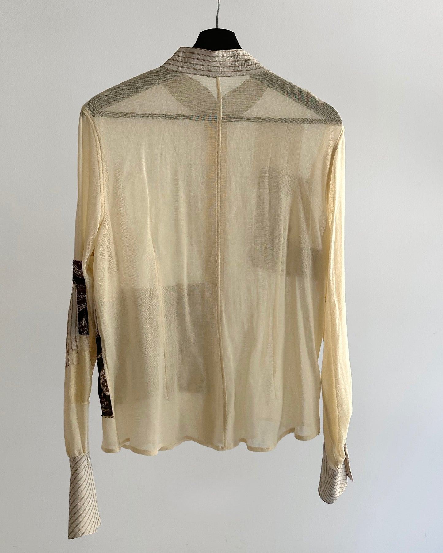 Vintage Gauze Patchwork Blouse