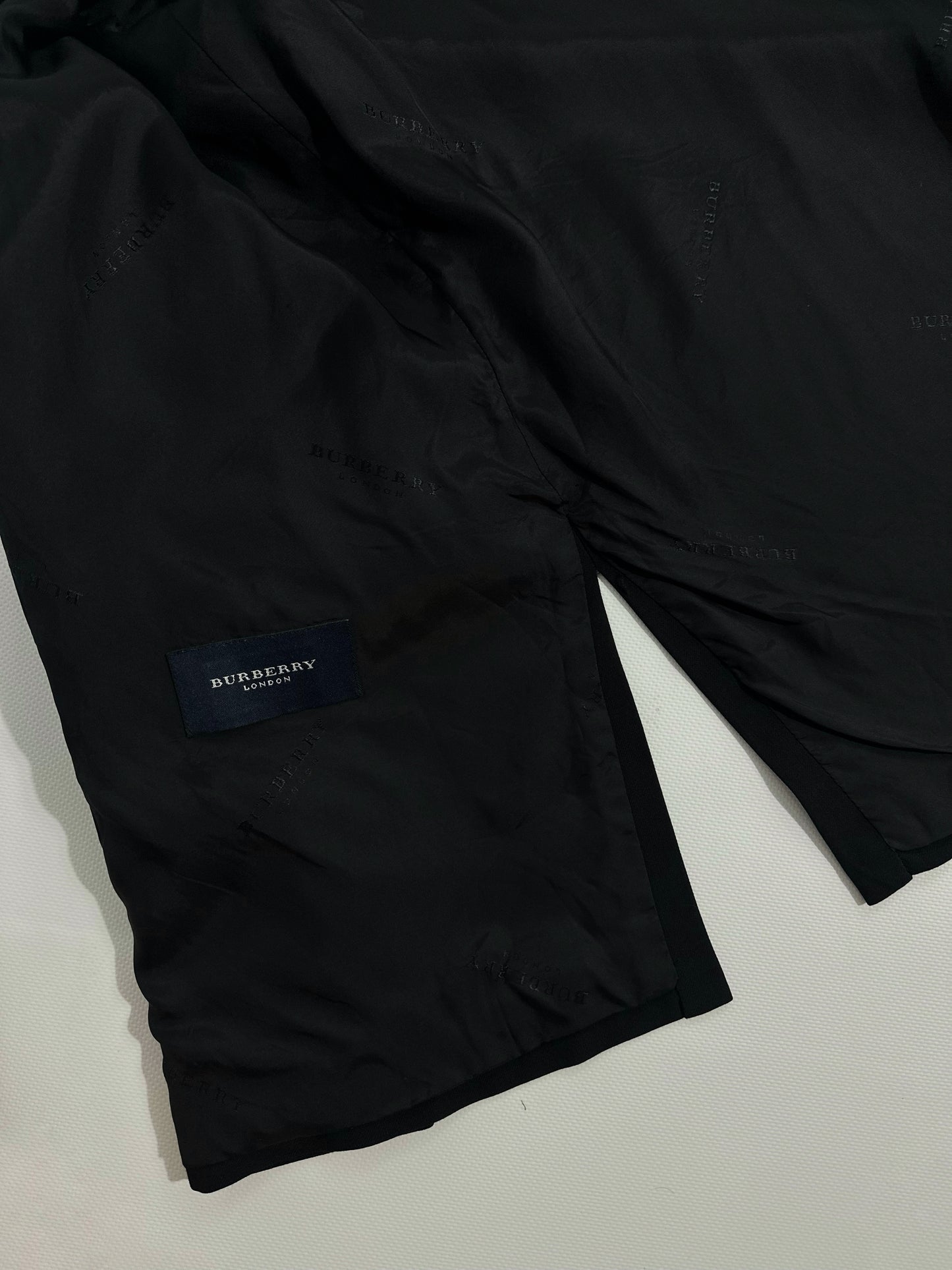 2000s Burberry Black Wool Blend Blazer