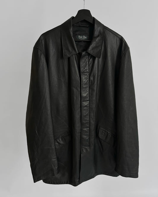 Vintage 2000s Black Leather Jacket