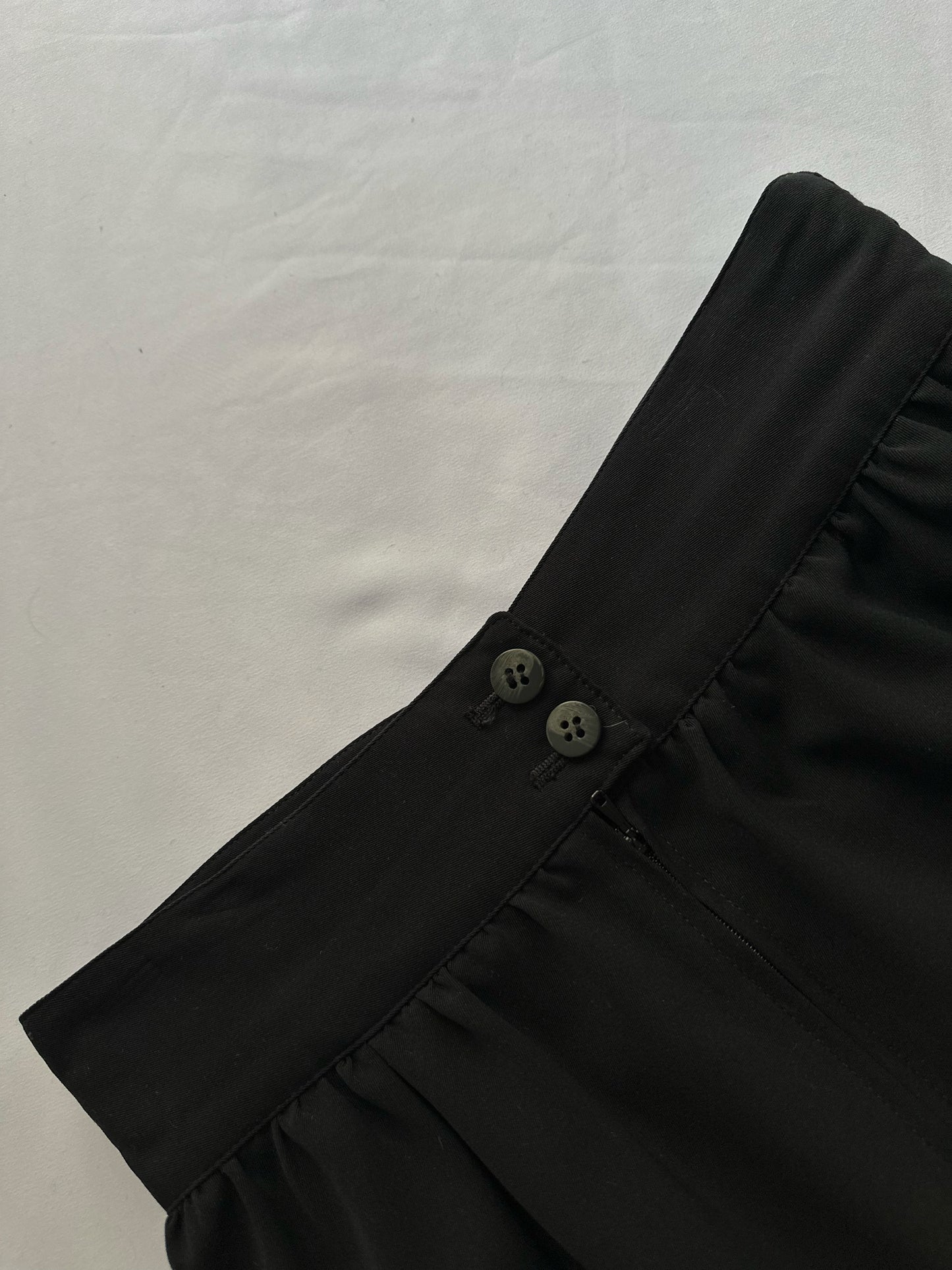 80s Burberry Black Pencil Skirt