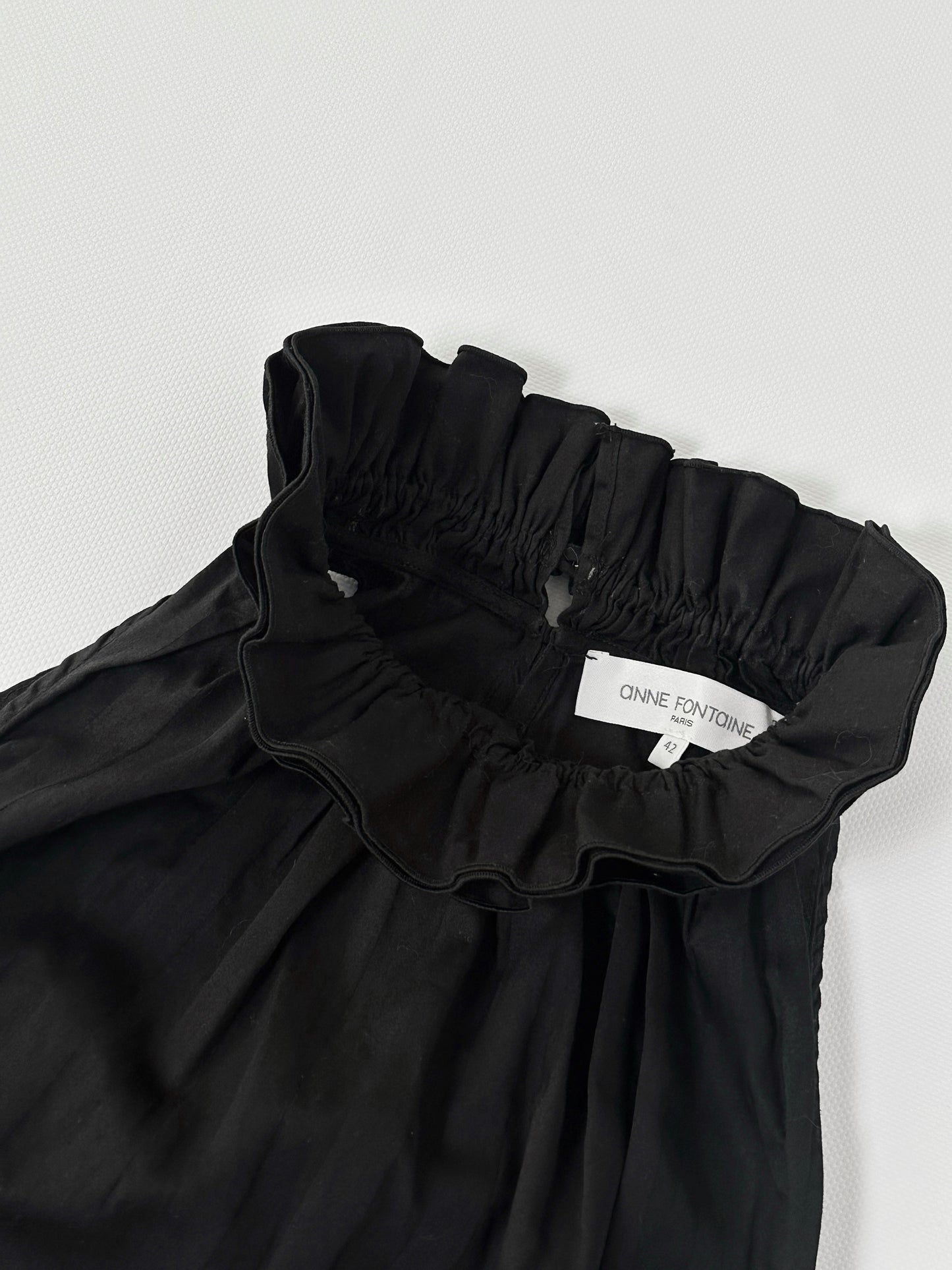 Anne Fontaine Black Halter Top
