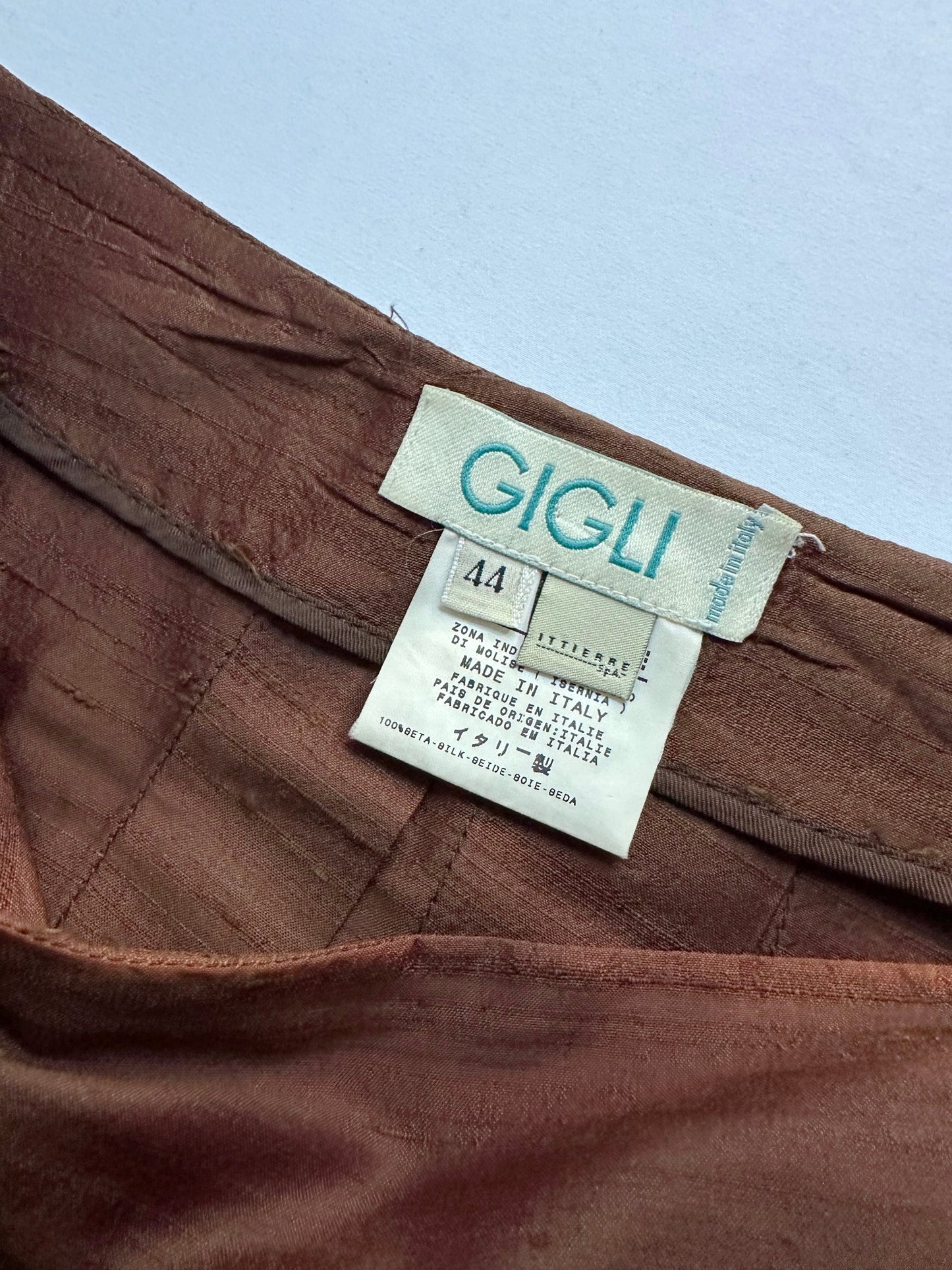 90s Romeo Gigli Silk Shantung Set