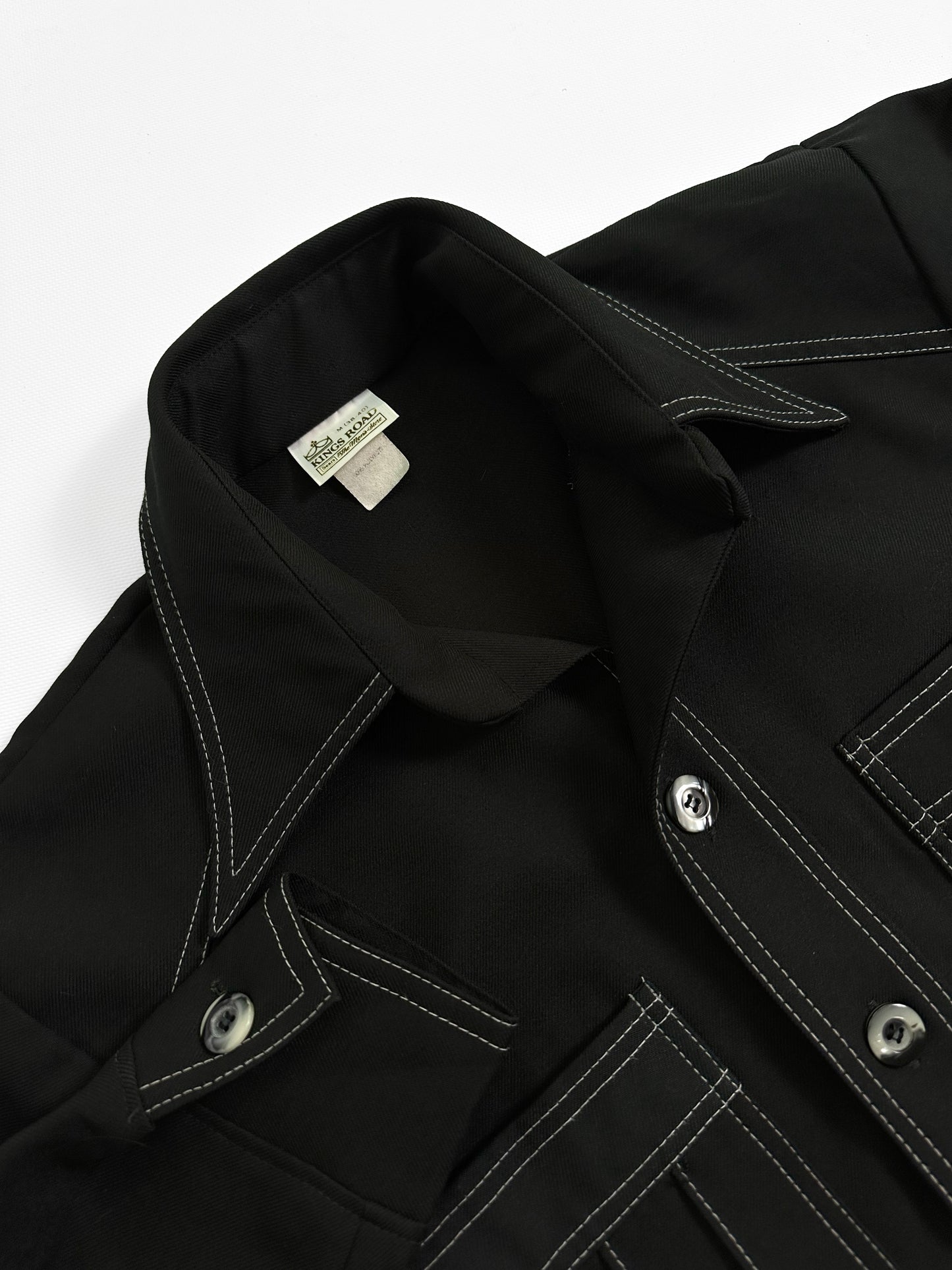 70s King’s Road Black Western Shirt