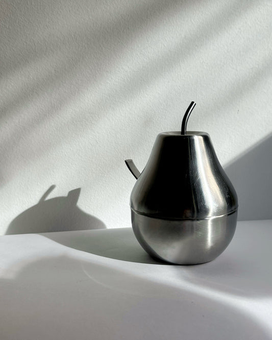 Vintage 1970s Morinox Pear Shaped Sugar Bowl