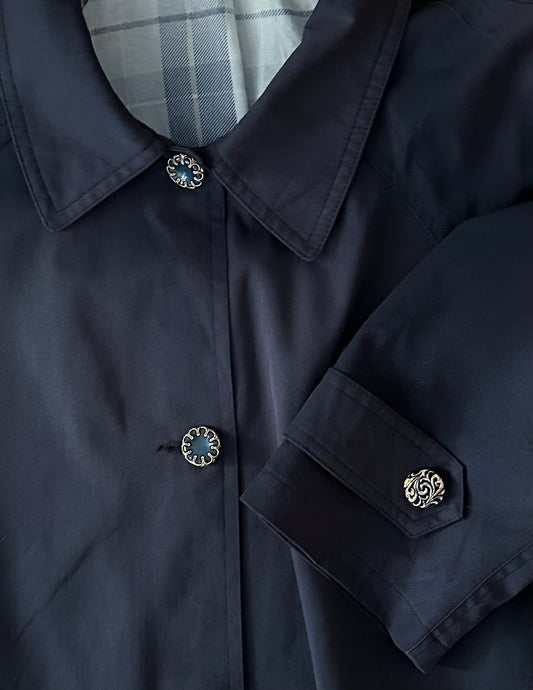 80s Italian Navy trench Coat