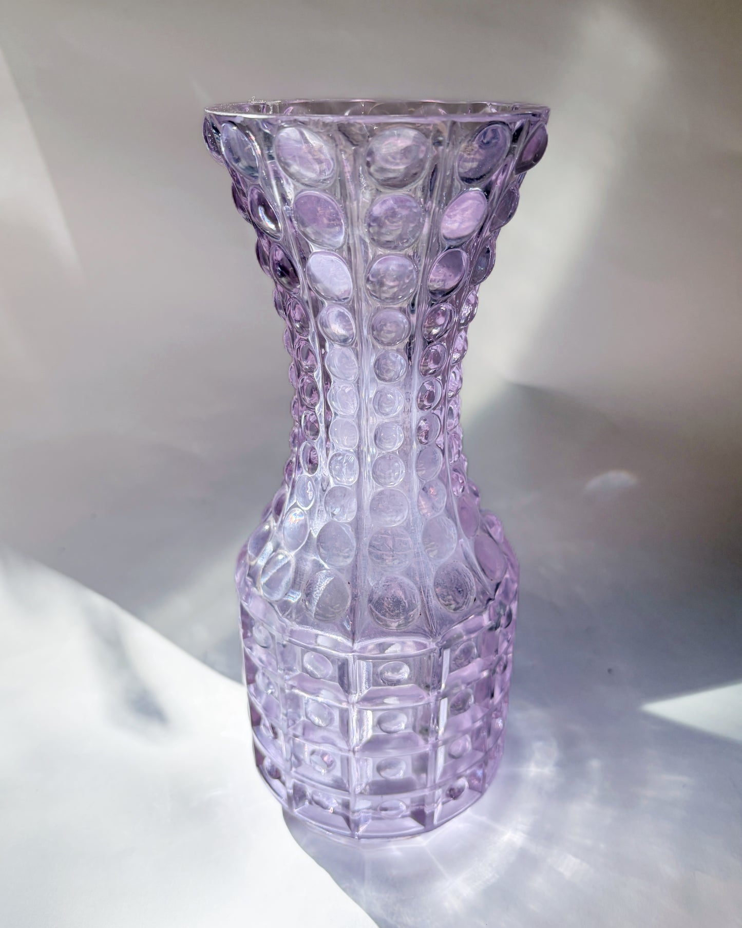 Vintage 1970s Alexandrite Neodymium Glass Vase