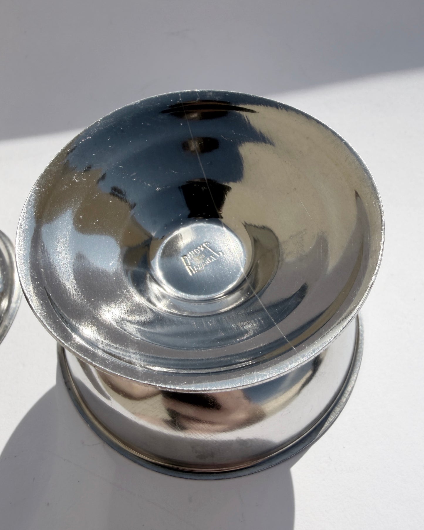 Vintage RC Inox France Stainless Steel Mini Cups – Set of 2