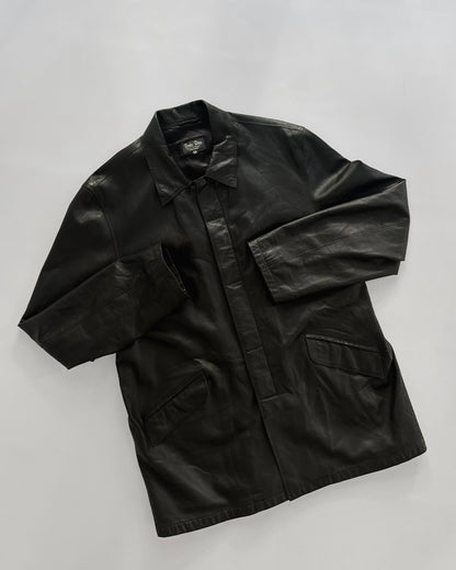Vintage 2000s Black Leather Jacket