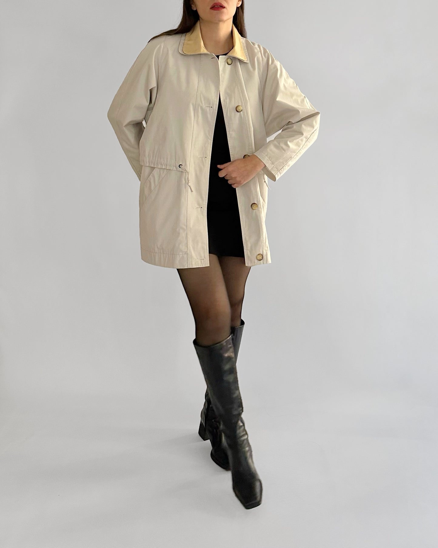 80s Cream Barn Field Jacket