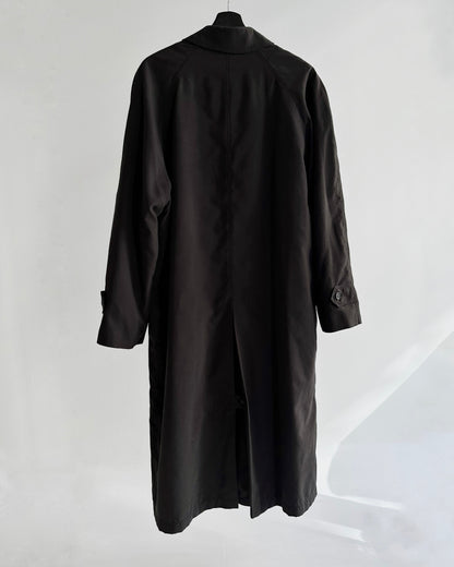 90s Charcoal Grey Oversized Trench Coat
