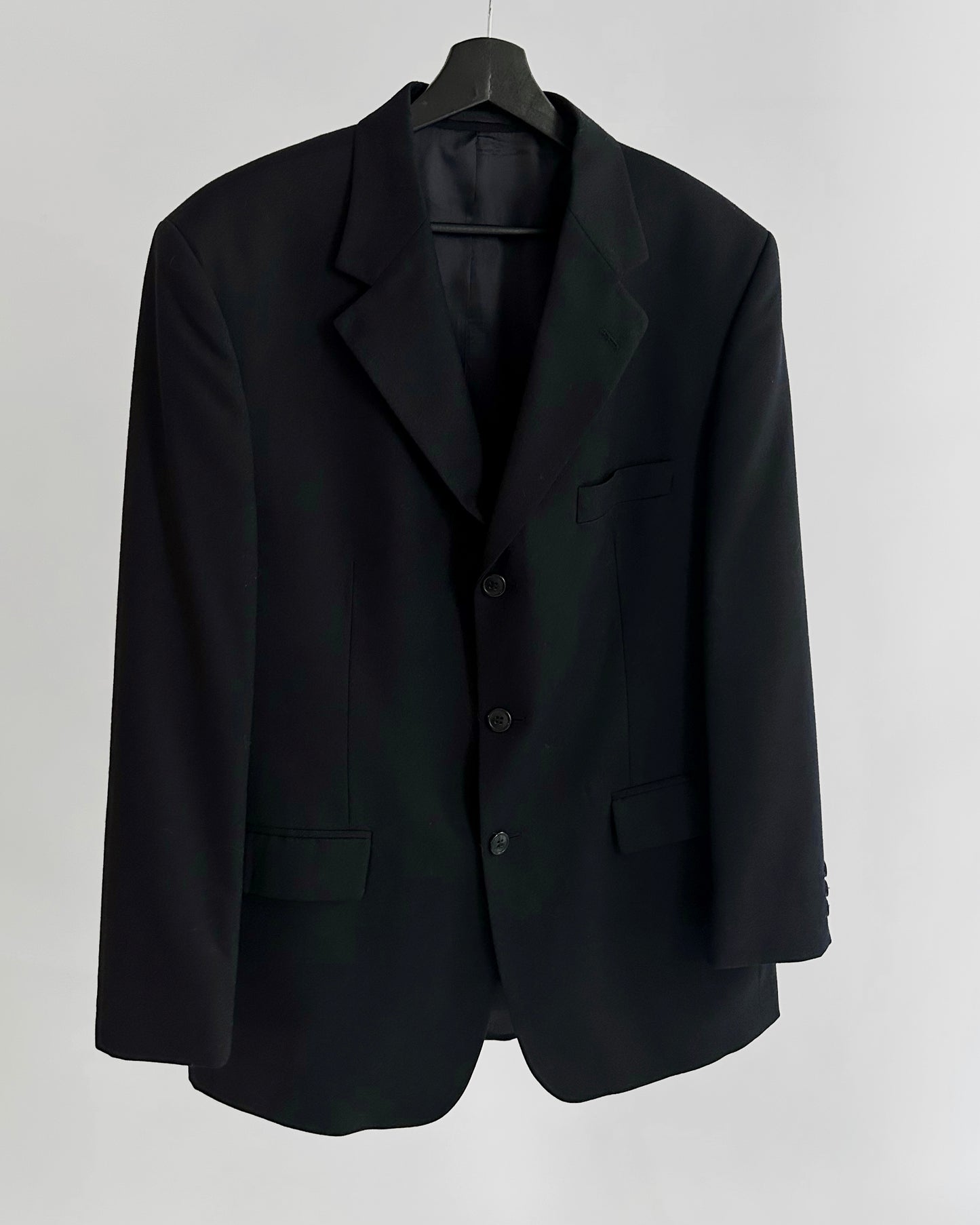 80s Pierre Cardin Navy Wool Blazer