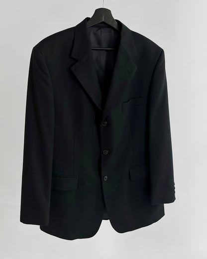 80s Pierre Cardin Navy Wool Blazer