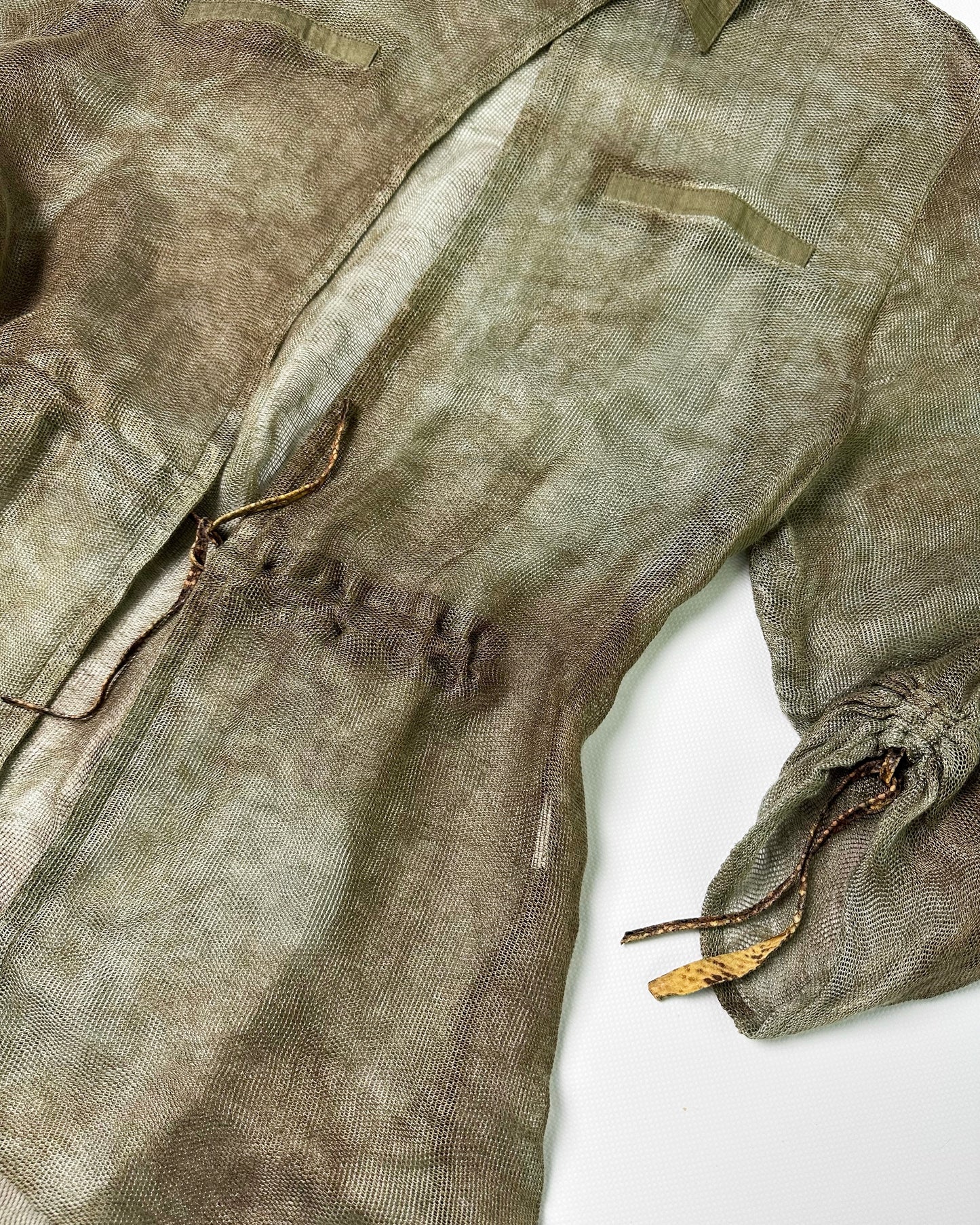 90s Sheer Camouflage Shirt