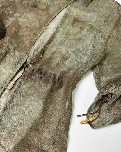 90s Sheer Camouflage Shirt