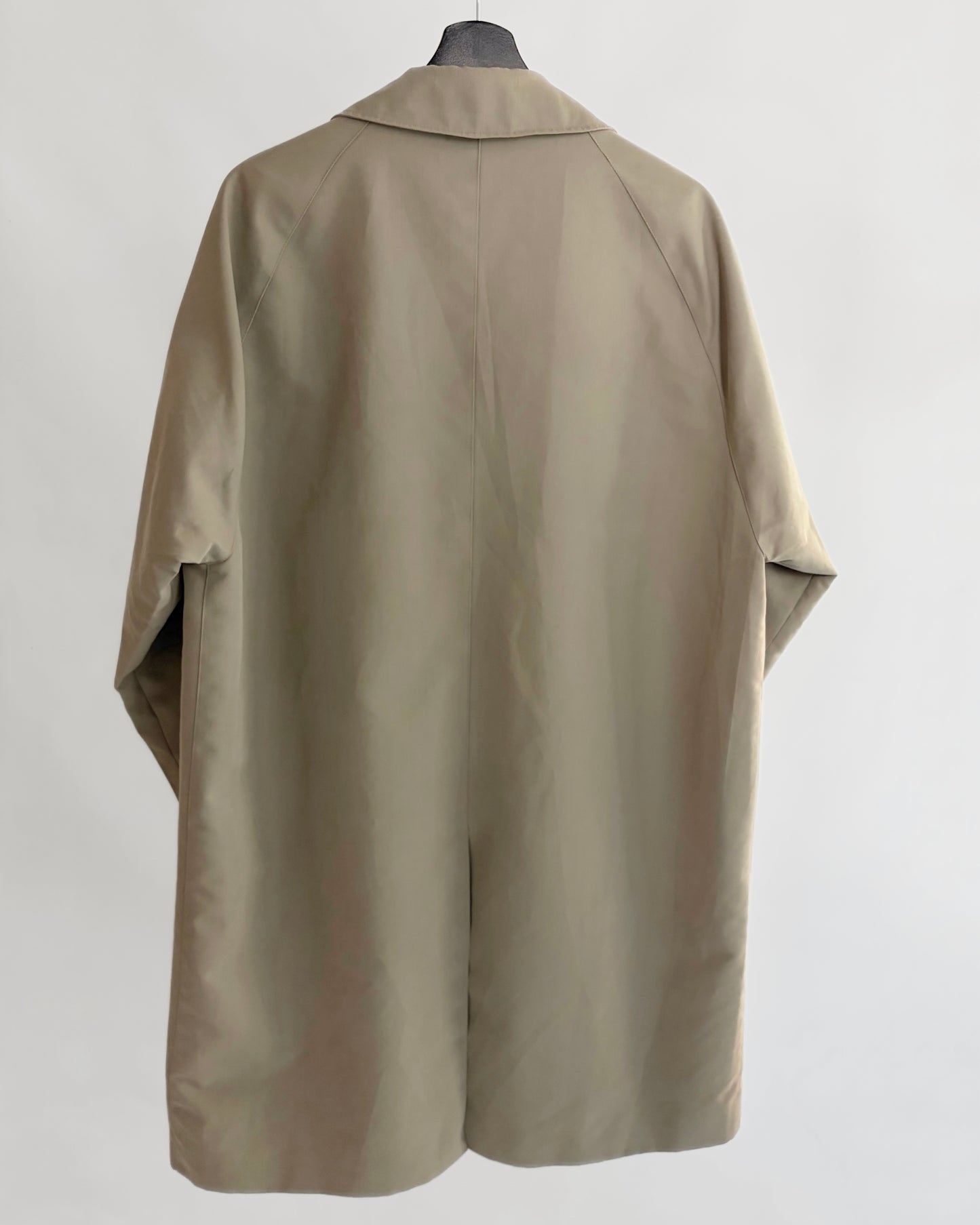 Vintage 1970s Beige Minimal Trench Coat