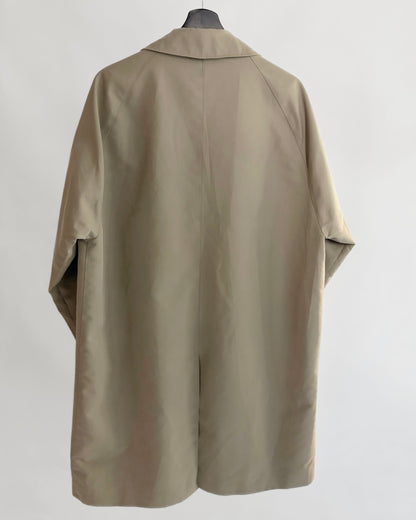 Vintage 1970s Beige Minimal Trench Coat