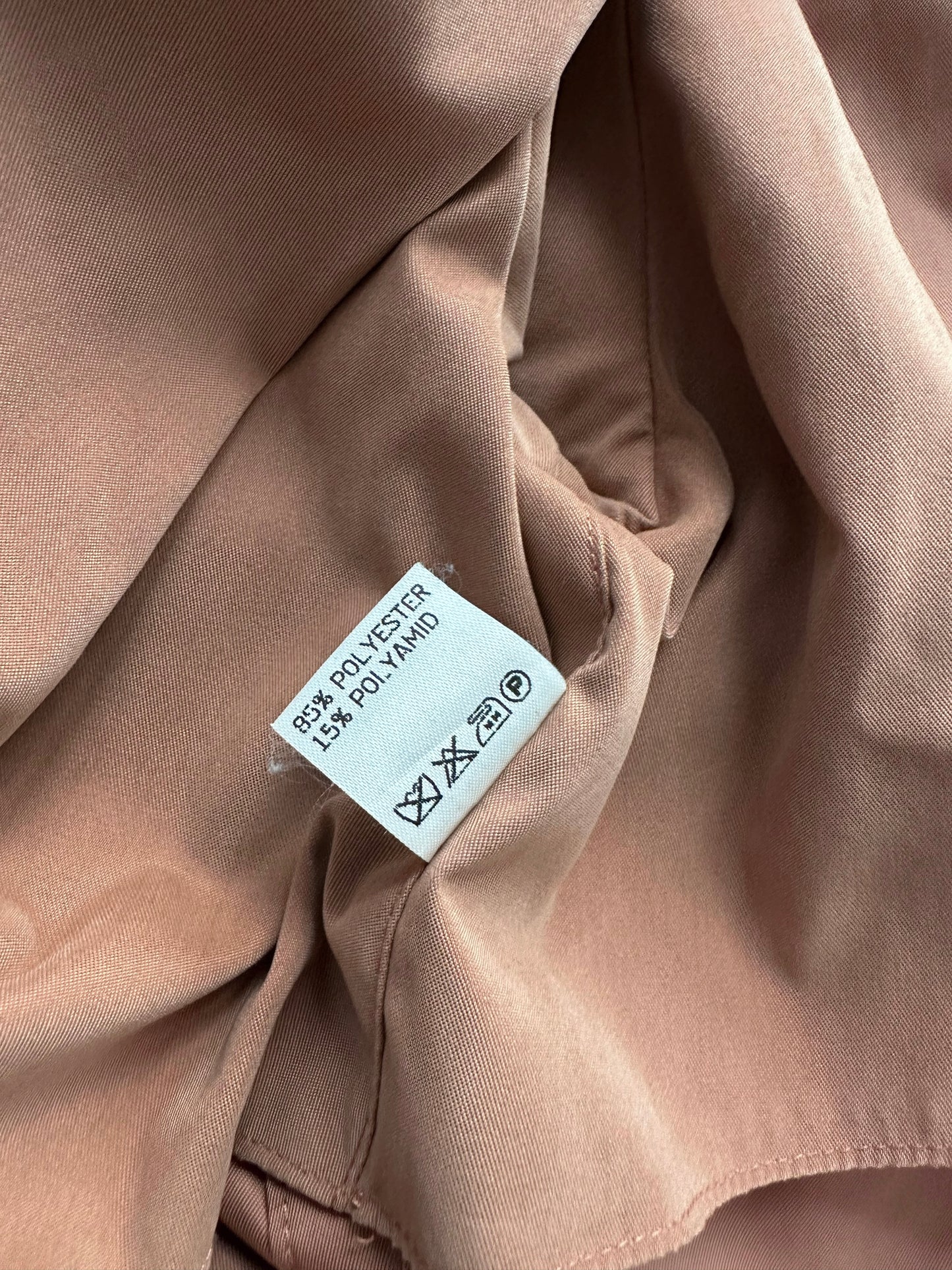 90s Jil Sander Minimalist Peach Trench Coat