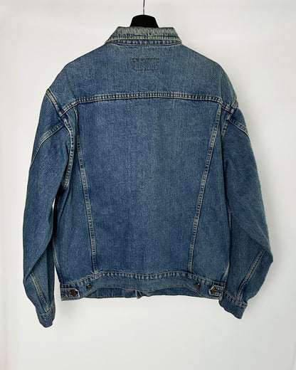 90s Valentino Garavani Denim Jacket - Faded Blue