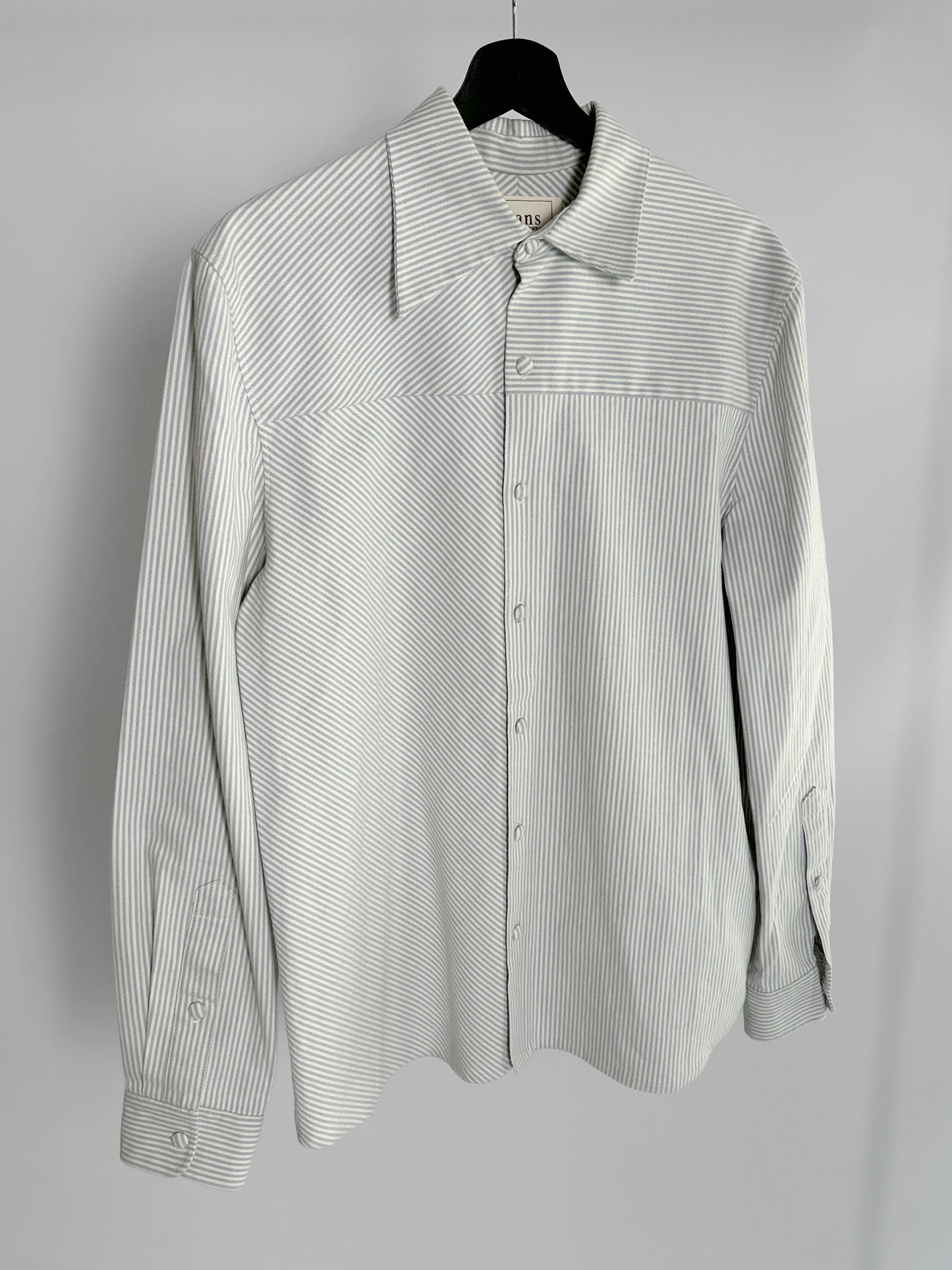 MANS FW19 Striped Asymmetric Shirt