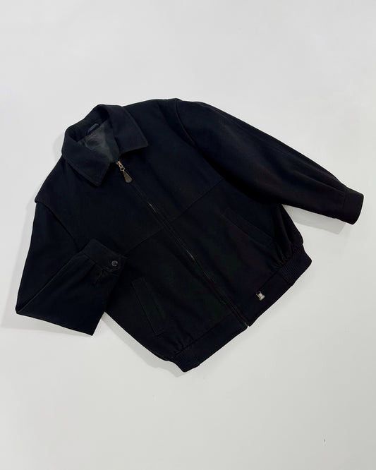 80s Steinbock Loden Wool Bomber