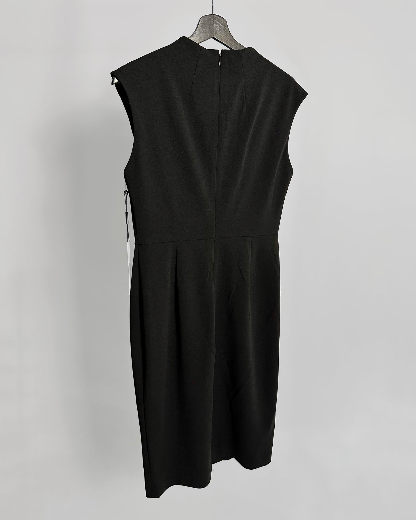 Calvin Klein Black Scuba Crepe Dress