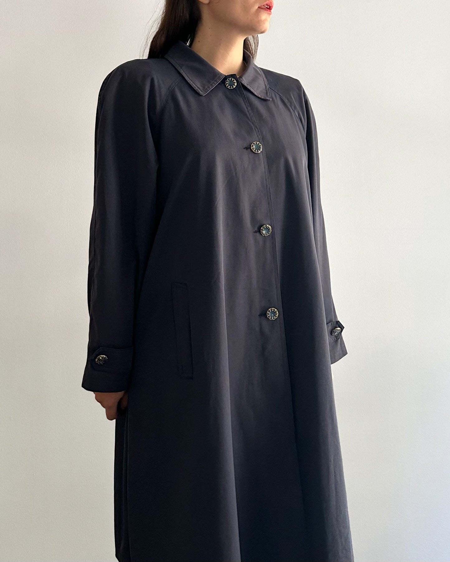 80s Italian Navy trench Coat