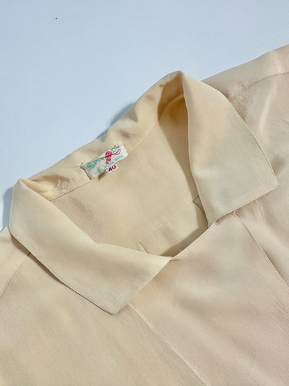 90s Pure Silk Short Sleeve Shirt