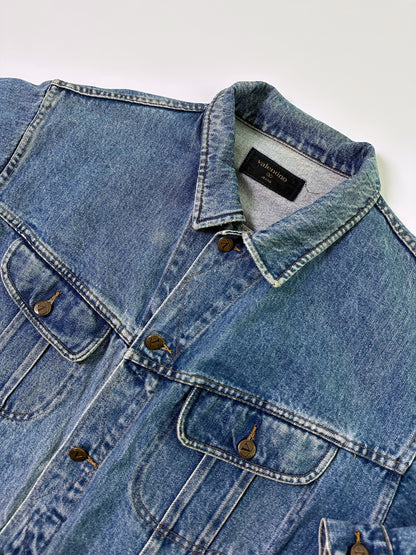 90s Valentino Garavani Denim Jacket - Faded Blue