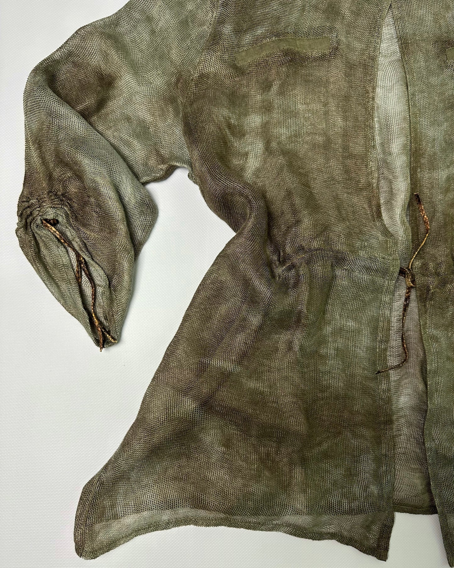 90s Sheer Camouflage Shirt