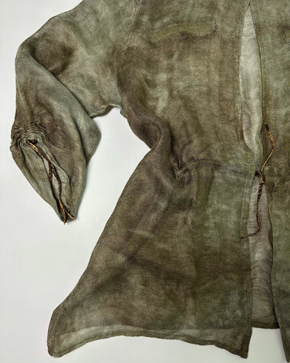 90s Sheer Camouflage Shirt