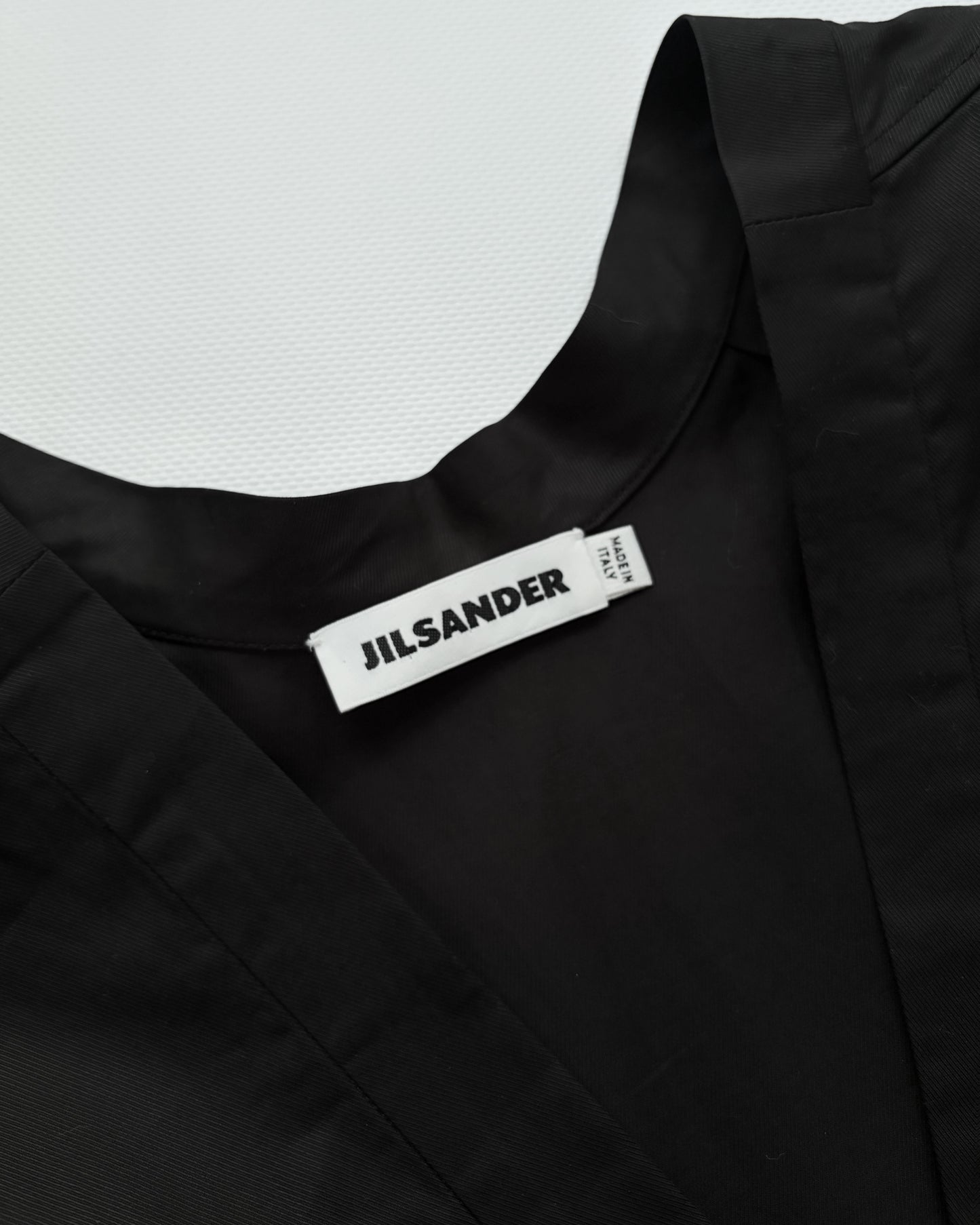 Jil Sander SS2013 Sculptural Black Cotton Top – Runway Piece