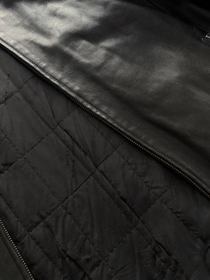 Vintage Pierre Cardin Black Leather Jacket