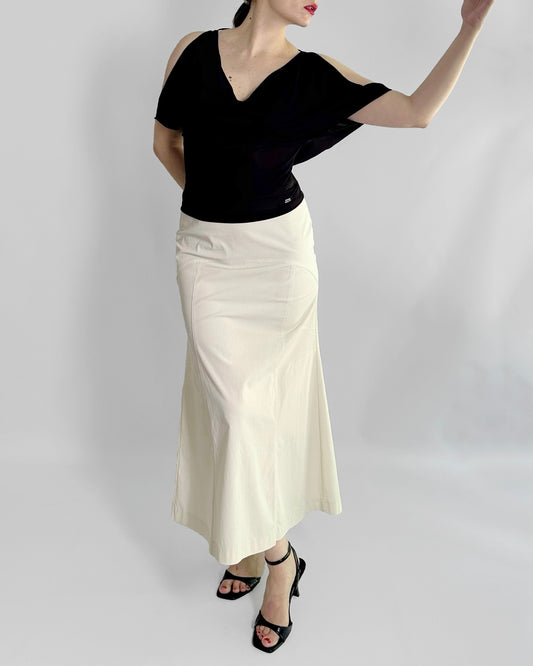 Vintage Miss Sixty Black Cut-Out Top