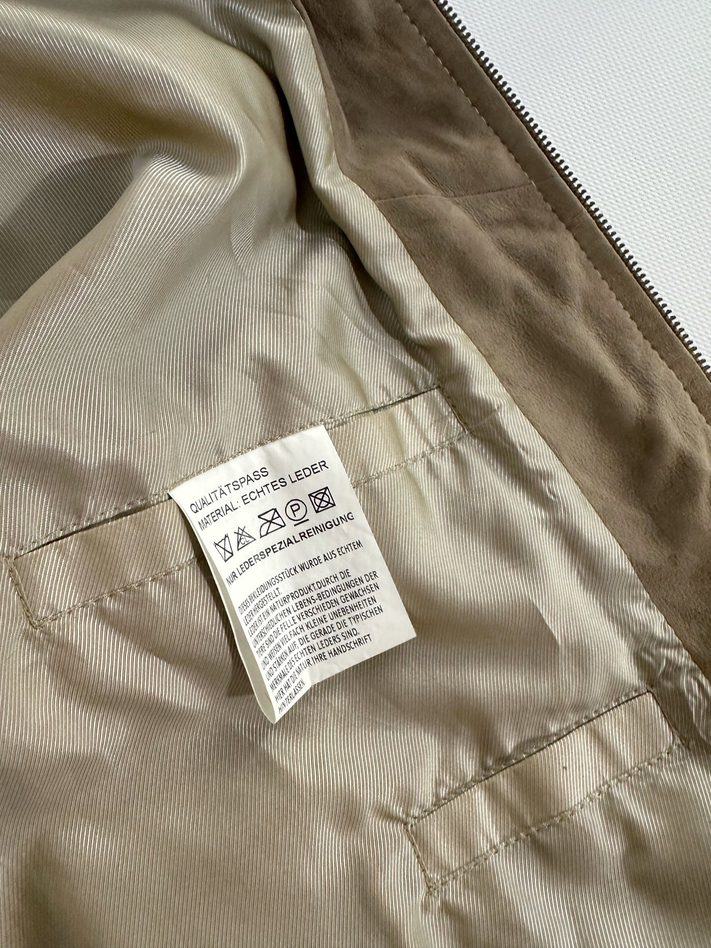 90s Brown Suede Leather Jacket