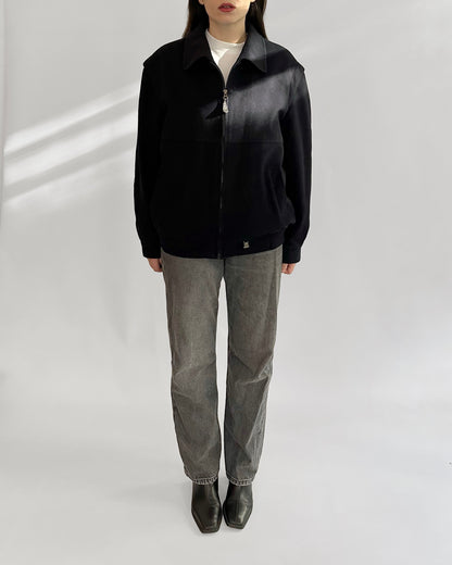 80s Steinbock Loden Wool Bomber