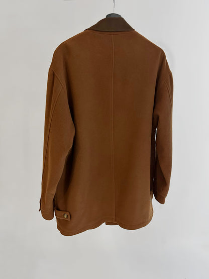 80s Brown Wool Field Jacket