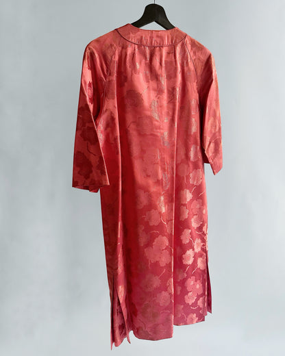 1960s Royal Lynne Silk Brocade Dress Coat